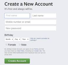 Create Facebook Account