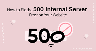 Fix Internal Server Error